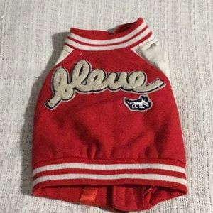 Bomber jacket for teacup dog